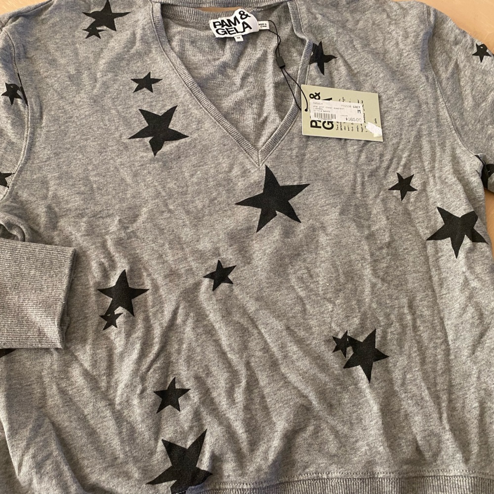 COPY - Pam and Gela star print sweatshirt new with tags - Picture 2 of 2